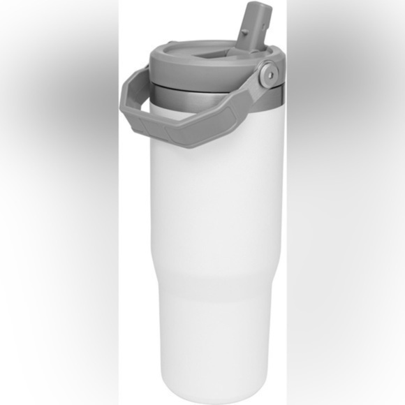 NEW STANLEY ICEFLOW FLIP STRAW TUMBLER | 30 OZ /stanley / white tumbler - Picture 9 of 10
